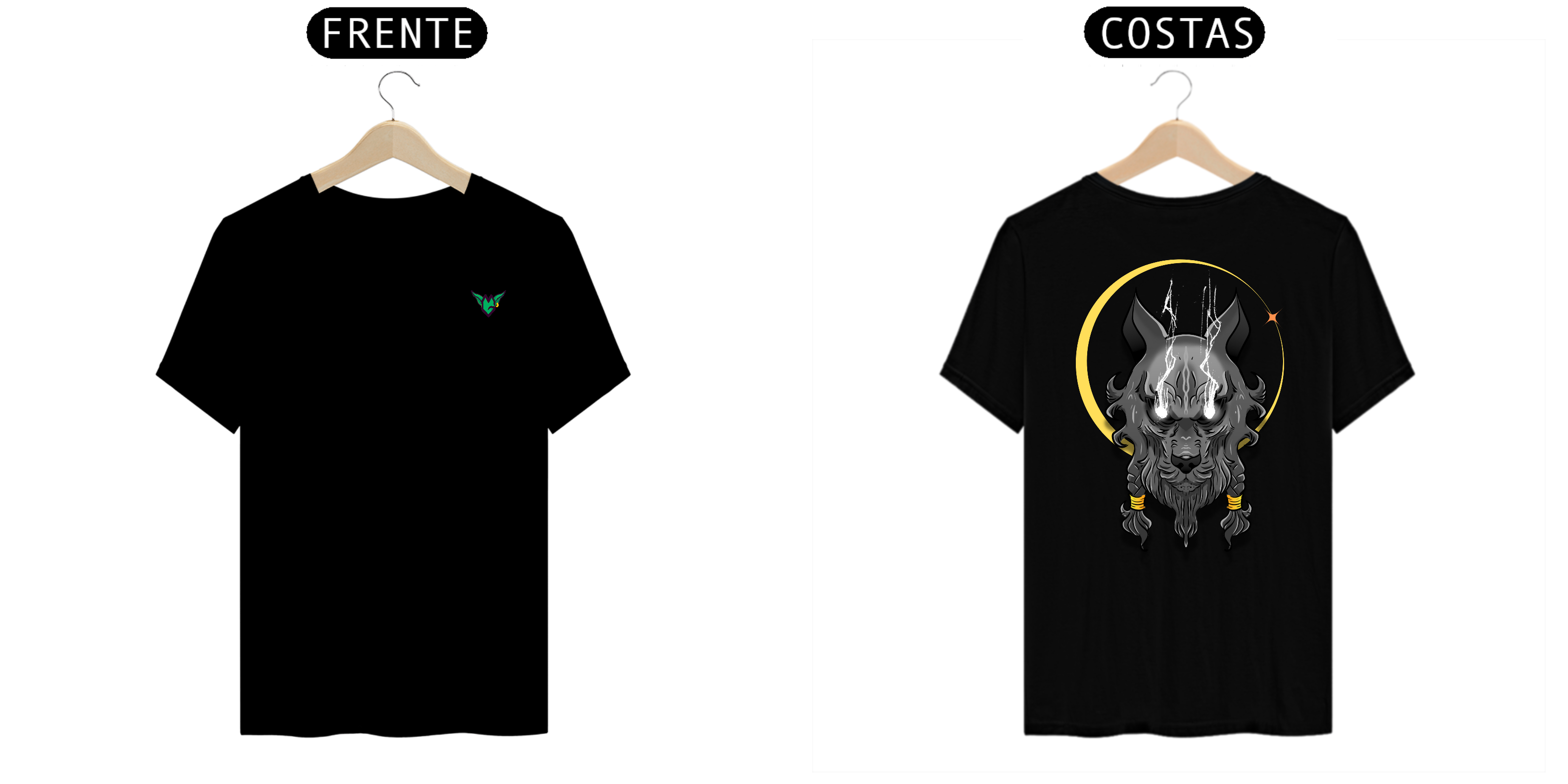 Nome do produto: Fenrir - Arte by: @deivolart 