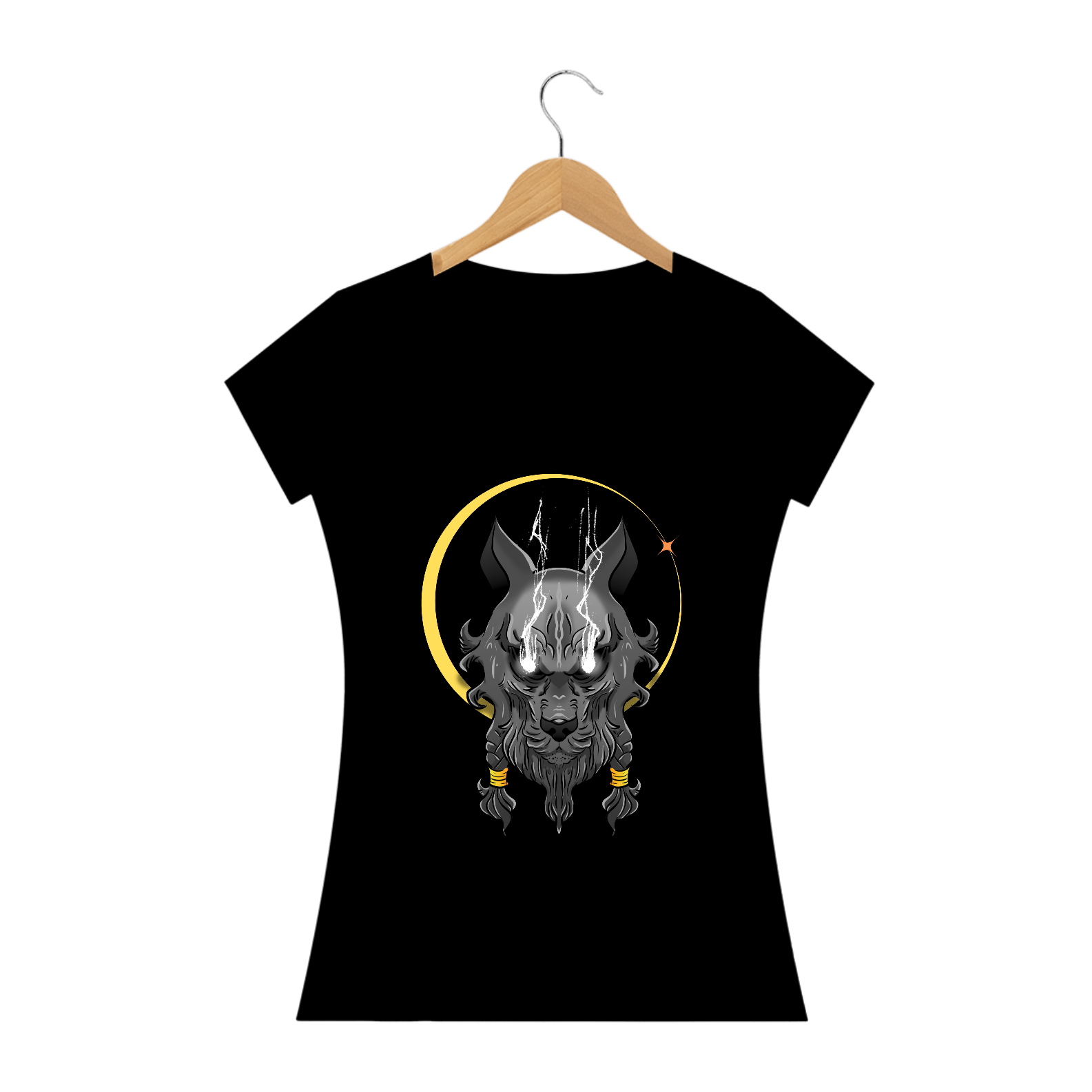 Nome do produto: Fenrir - Arte by: @deivolart