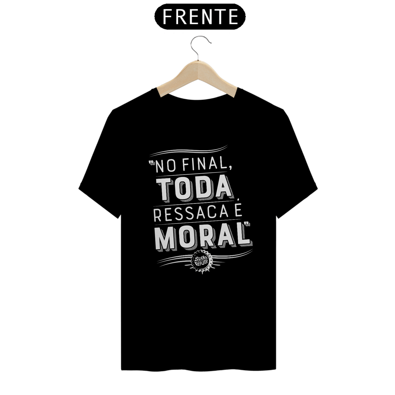 Nome do produto: Ressaca Moral | T-Shirt Escura