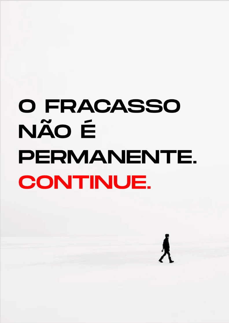 Nome do produto: Poster - Fracasso
