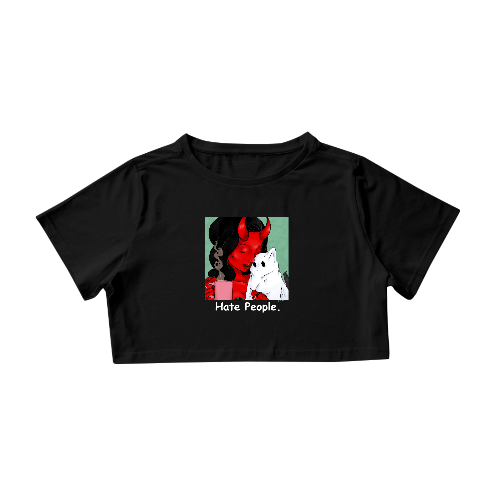 Nome do produto: Cropped Hate People O1