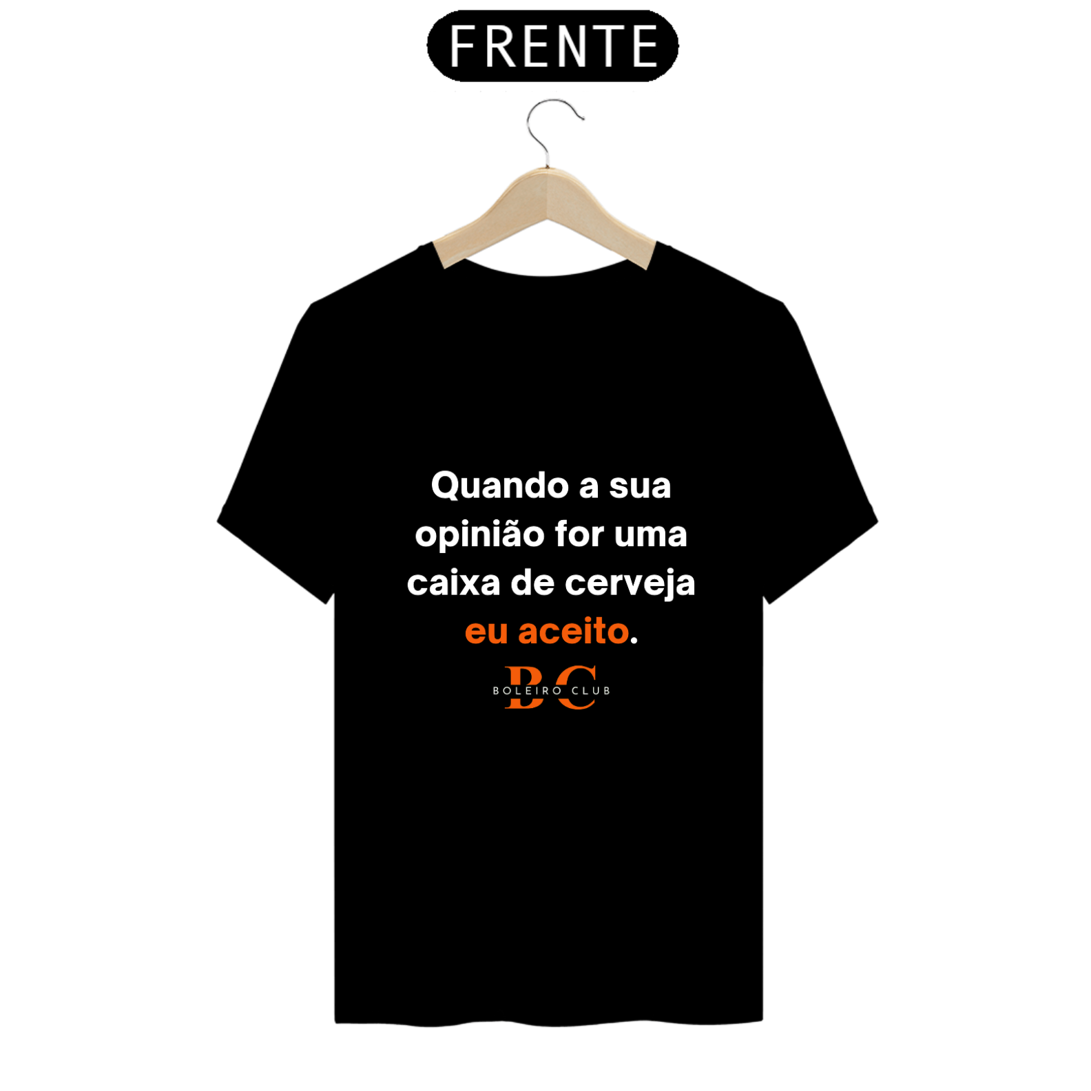 Nome do produto: Camiseta - Quando a sua opinião
