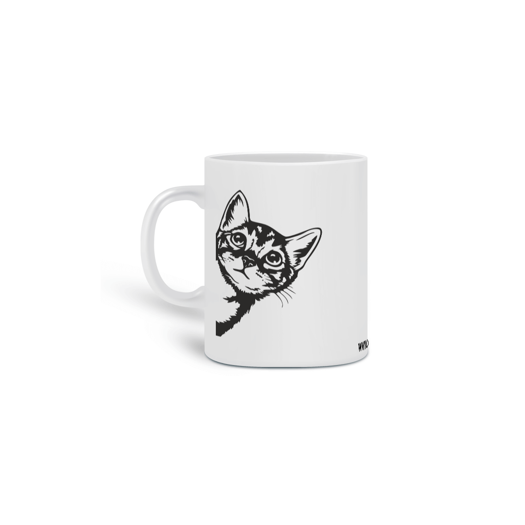 Nome do produto: CANECA GATINHO LATERAL