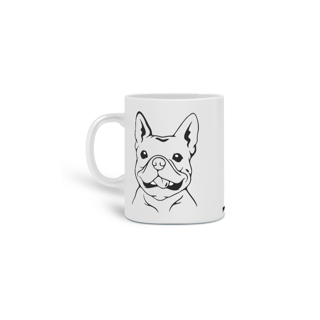 Nome do produto: CANECA CACHORRO BULLDOG FRANCÊS