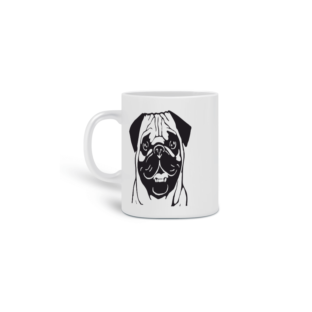 Nome do produto: CANECA CACHORRO PUG