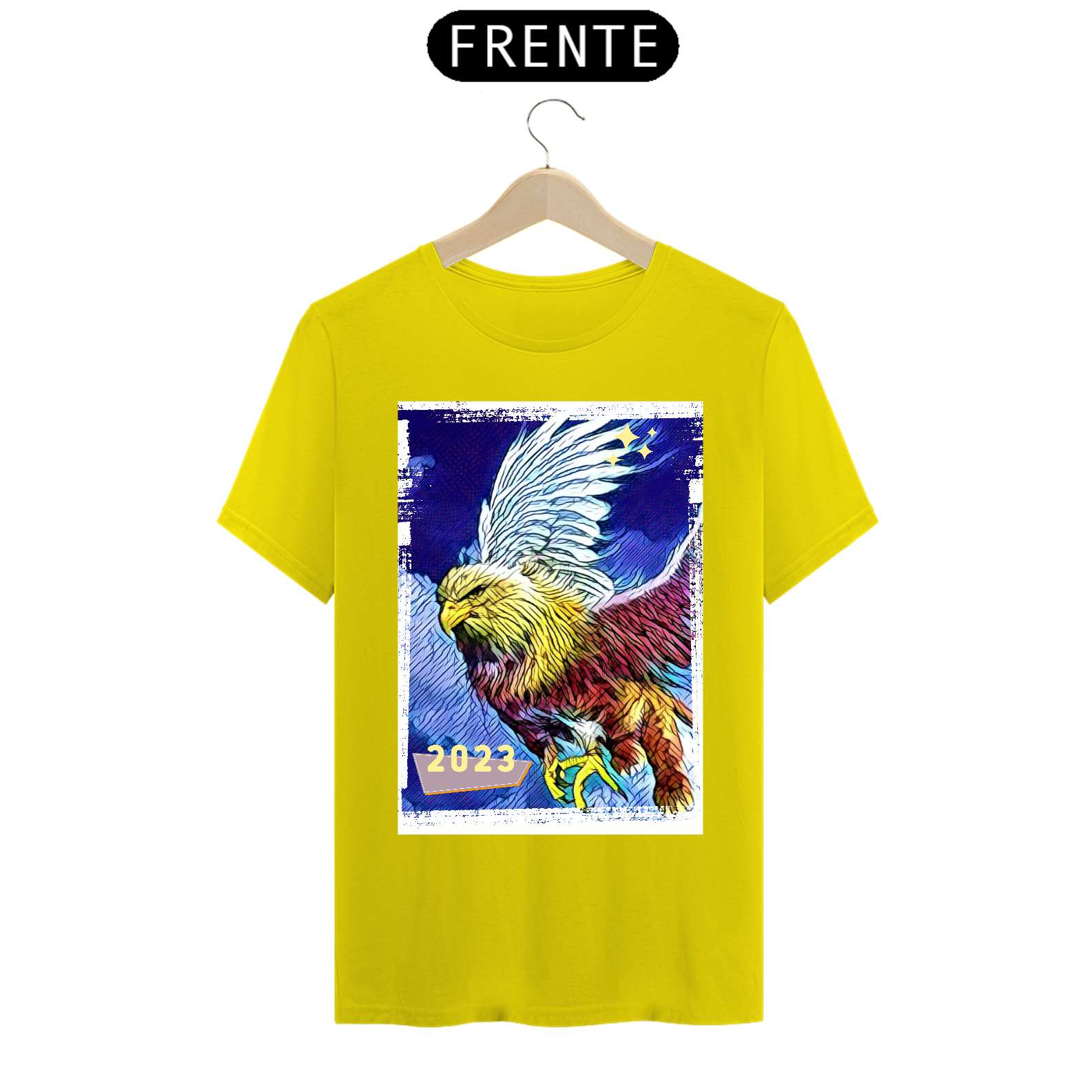 Nome do produto: Camiseta estampa grifo