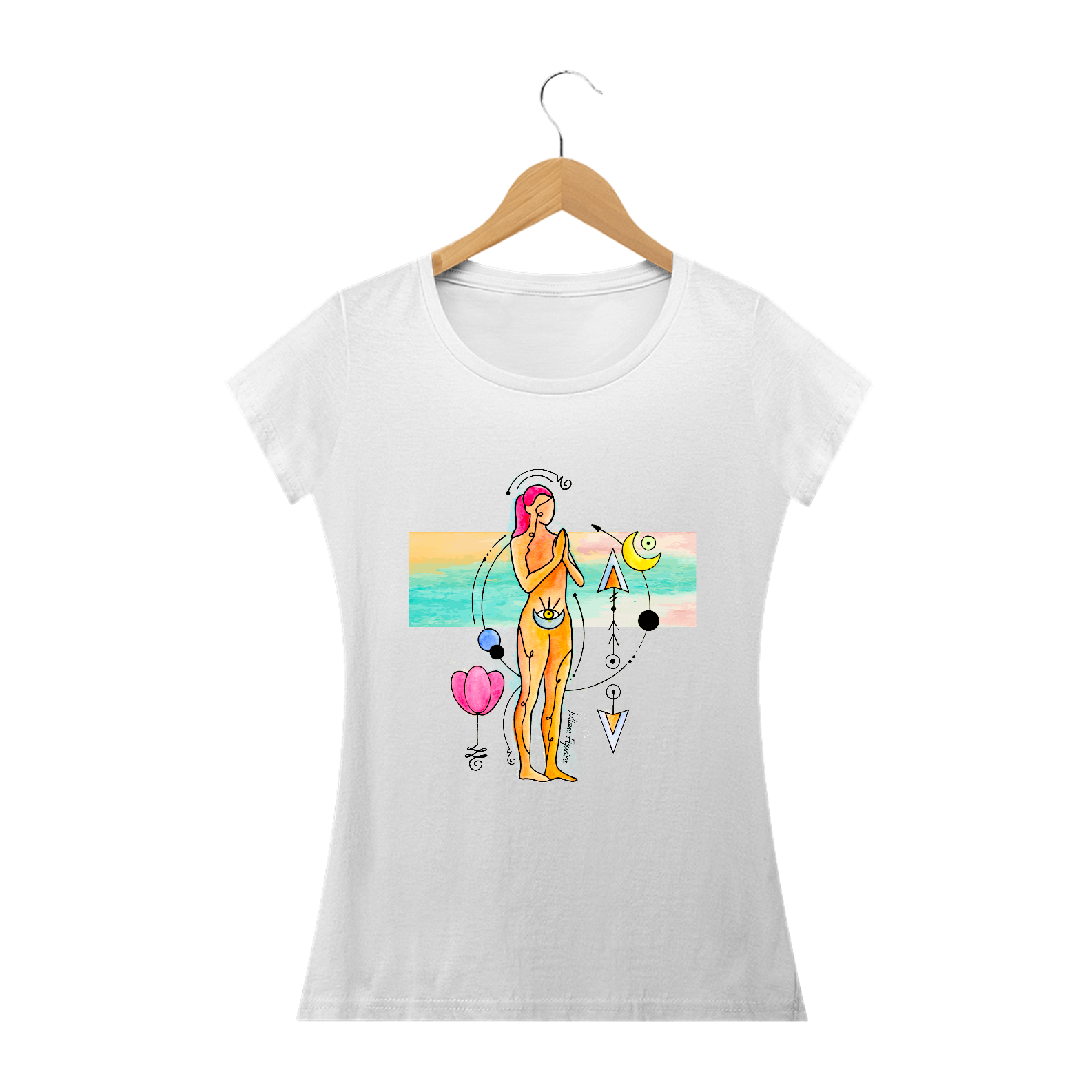 Nome do produto: baby long ilustração yoga trilhart