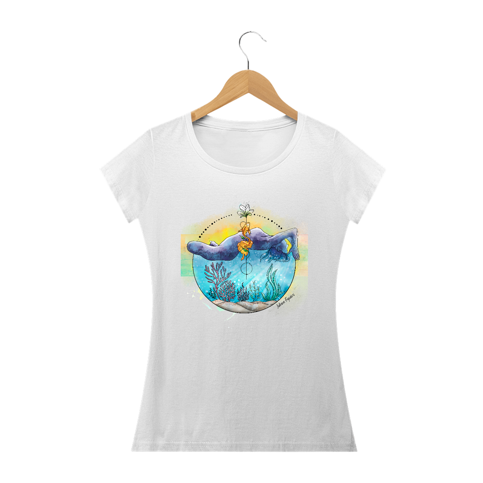 Nome do produto: Baby Long ilustração yoga trilhart