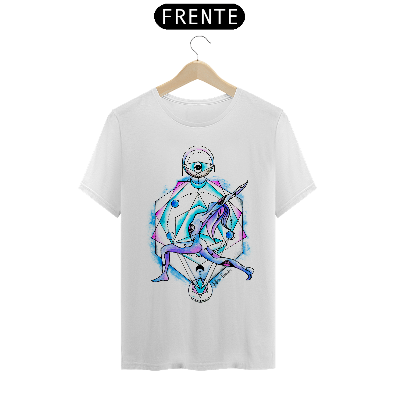 Nome do produto: Camiseta Masculina  Ilustração Yoga