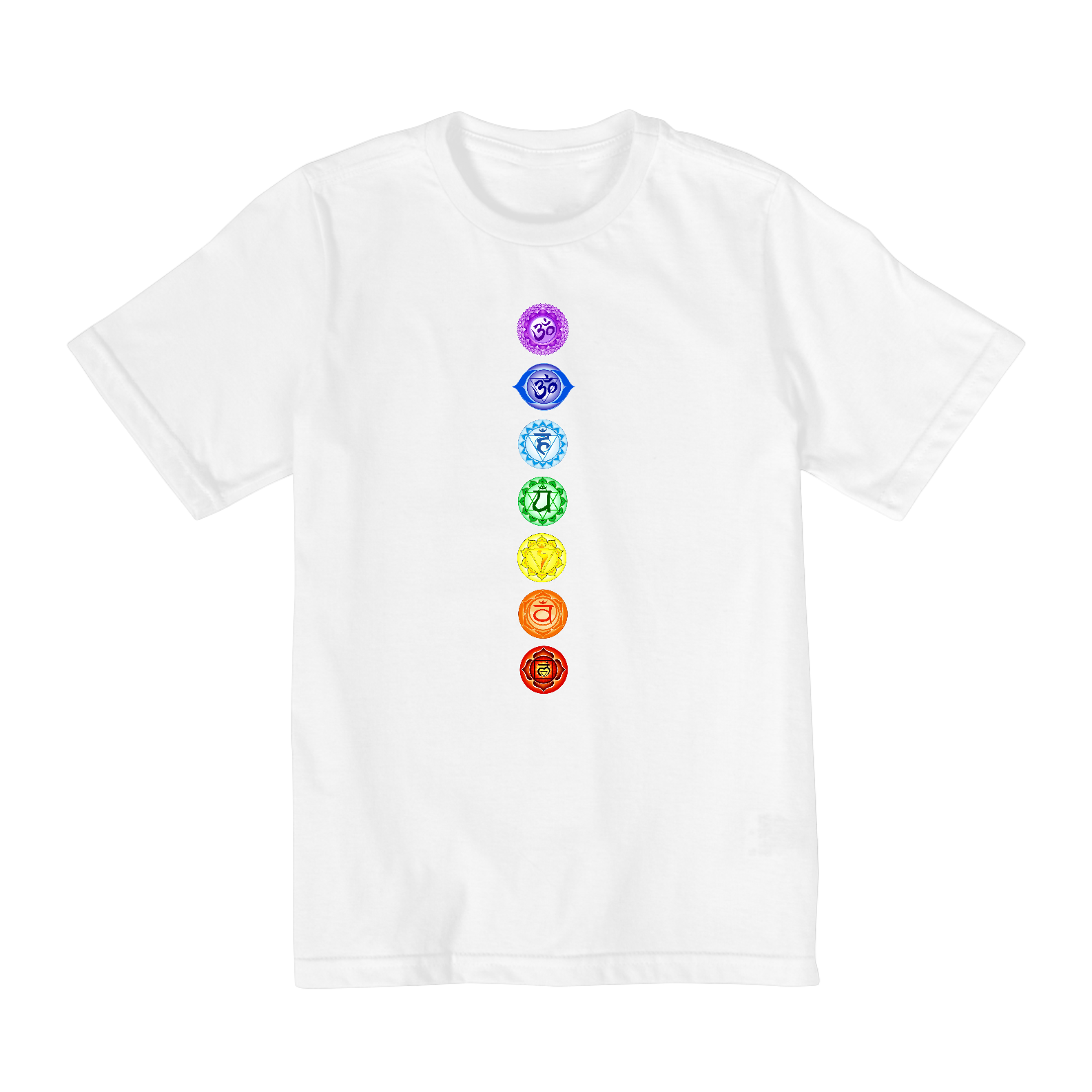 Nome do produto: Camiseta infantil 7 Chakras