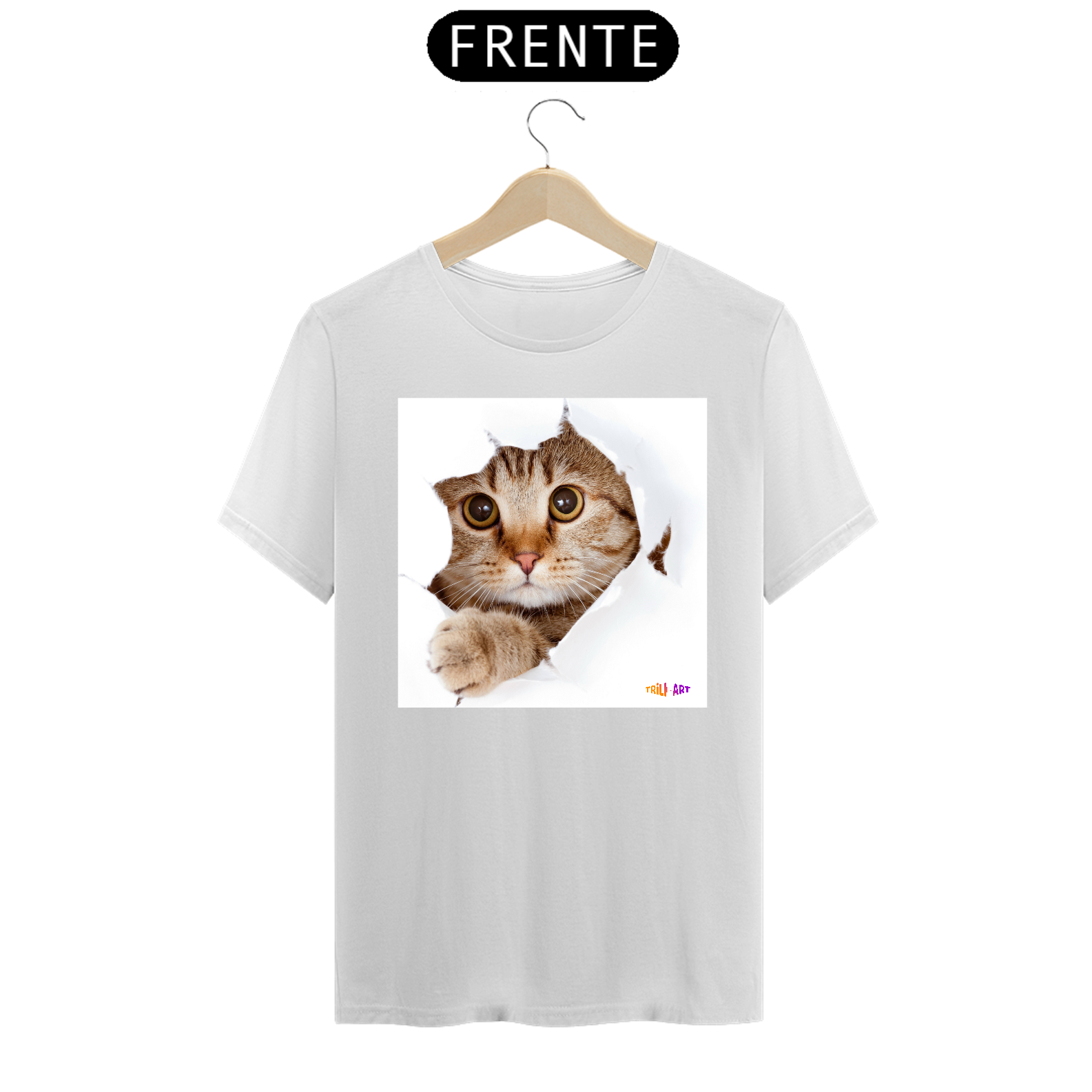 Nome do produto: Camiseta com foto Trilh-art