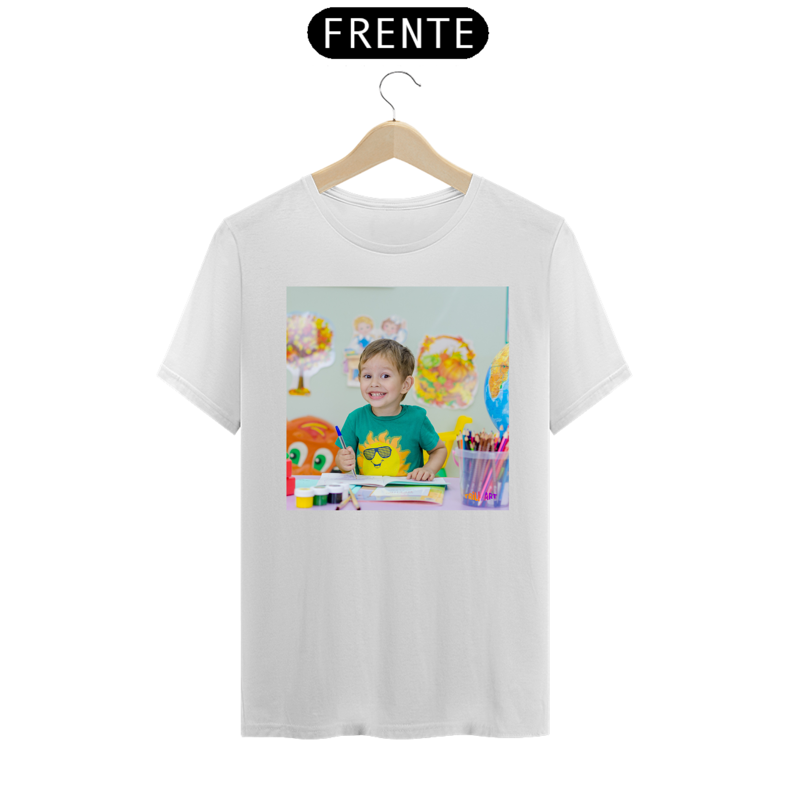 Nome do produto: Camiseta com foto Trilh-art