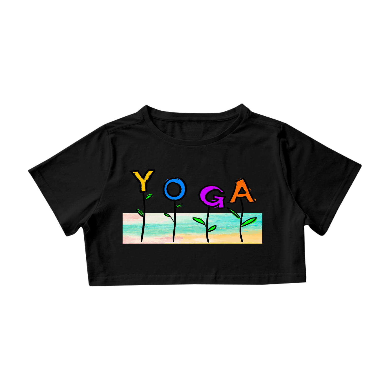 Nome do produto: Camisa Cropped feminina