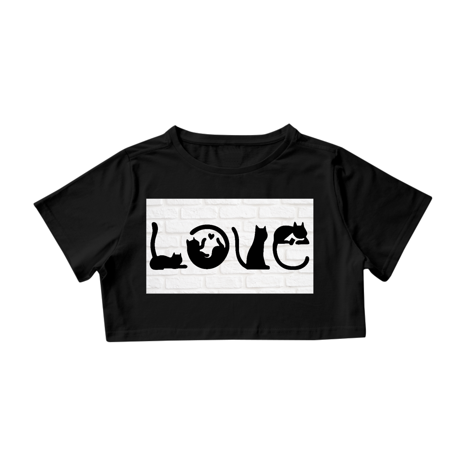 Nome do produto: cropped gatinhos