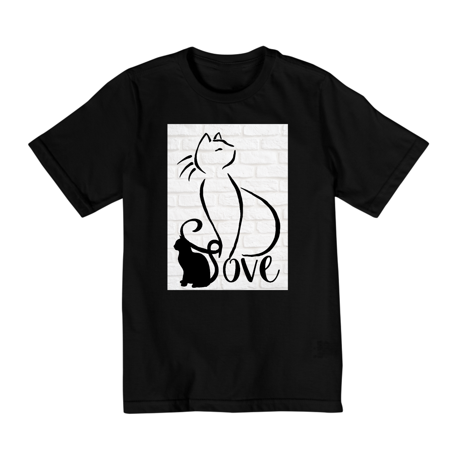 Nome do produto: T-shirt infantil - Gatinhos divertidos