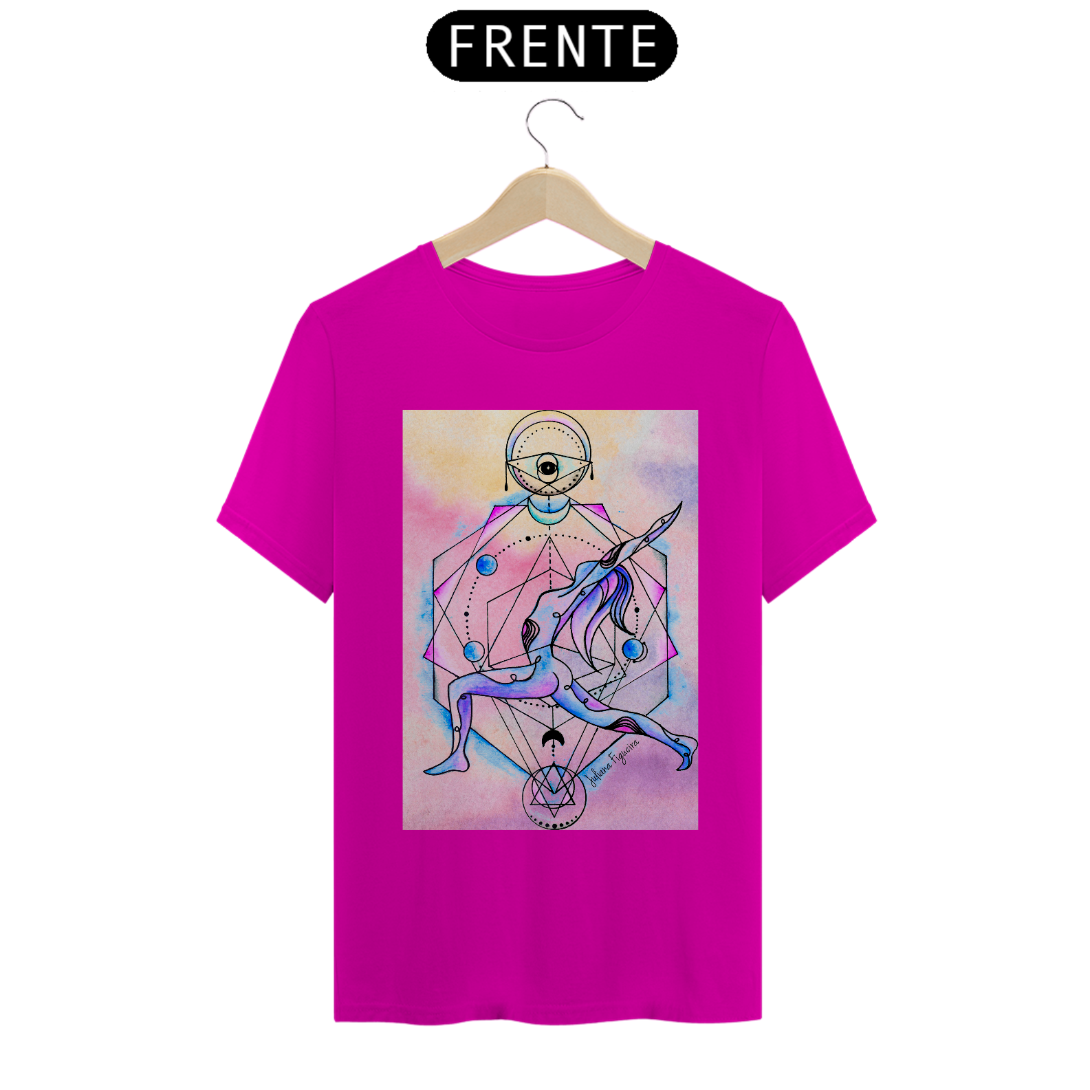 Nome do produto: Camiseta Masculina Ilustração Yoga