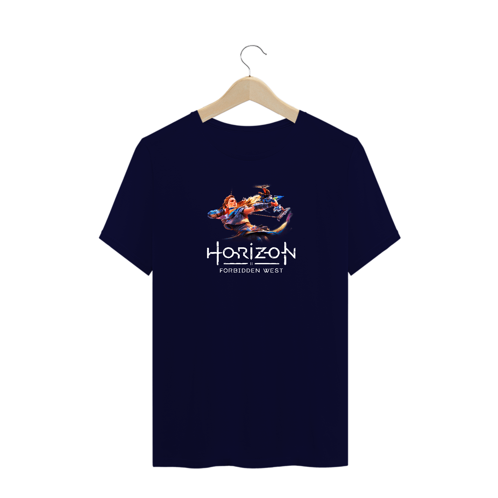 Nome do produto: Camiseta Plus Size Hoirzon FW M1 preto e azul