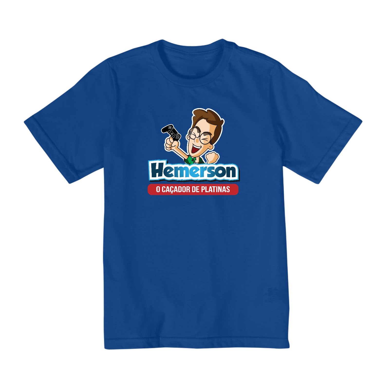 Nome do produto: Camiseta Infantil 2 a 8 anos Canal Hemerson o Caçador de Platinas