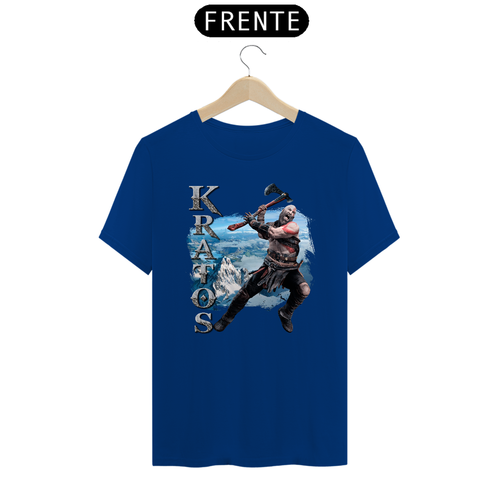 Nome do produto: Camiseta God of War Kratos Cores Diversas