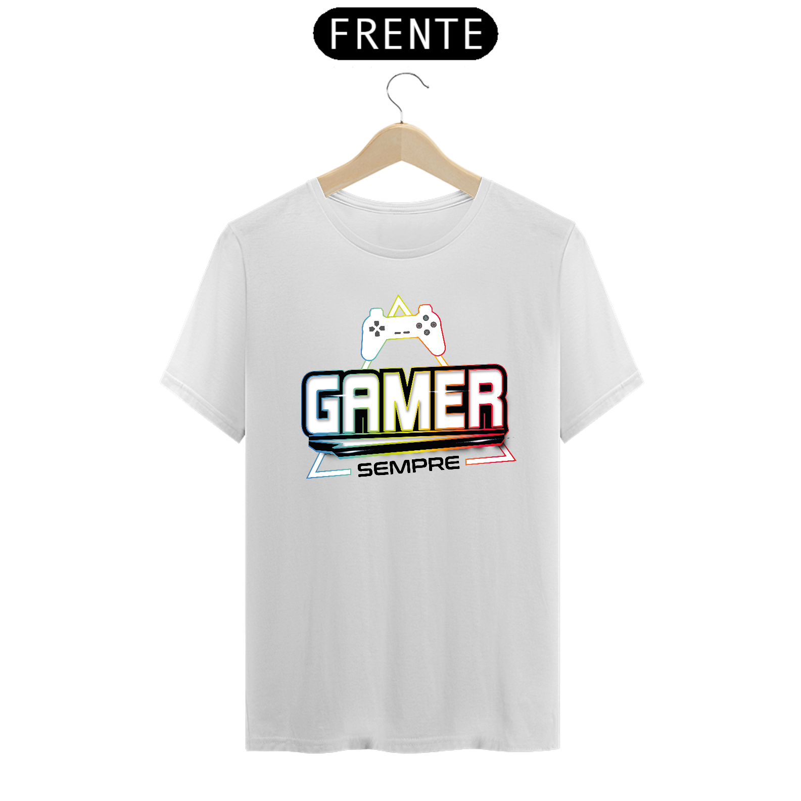 Nome do produto: Camiseta Gamer SEMPRE Cores claras
