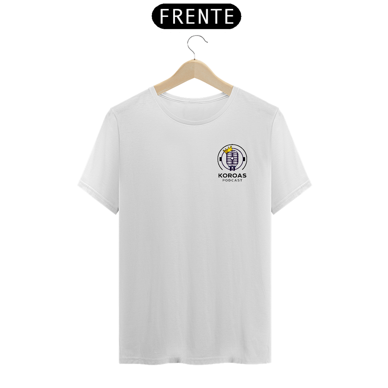 Nome do produto: camiseta Koroas em Debate V2 branca ou cinza