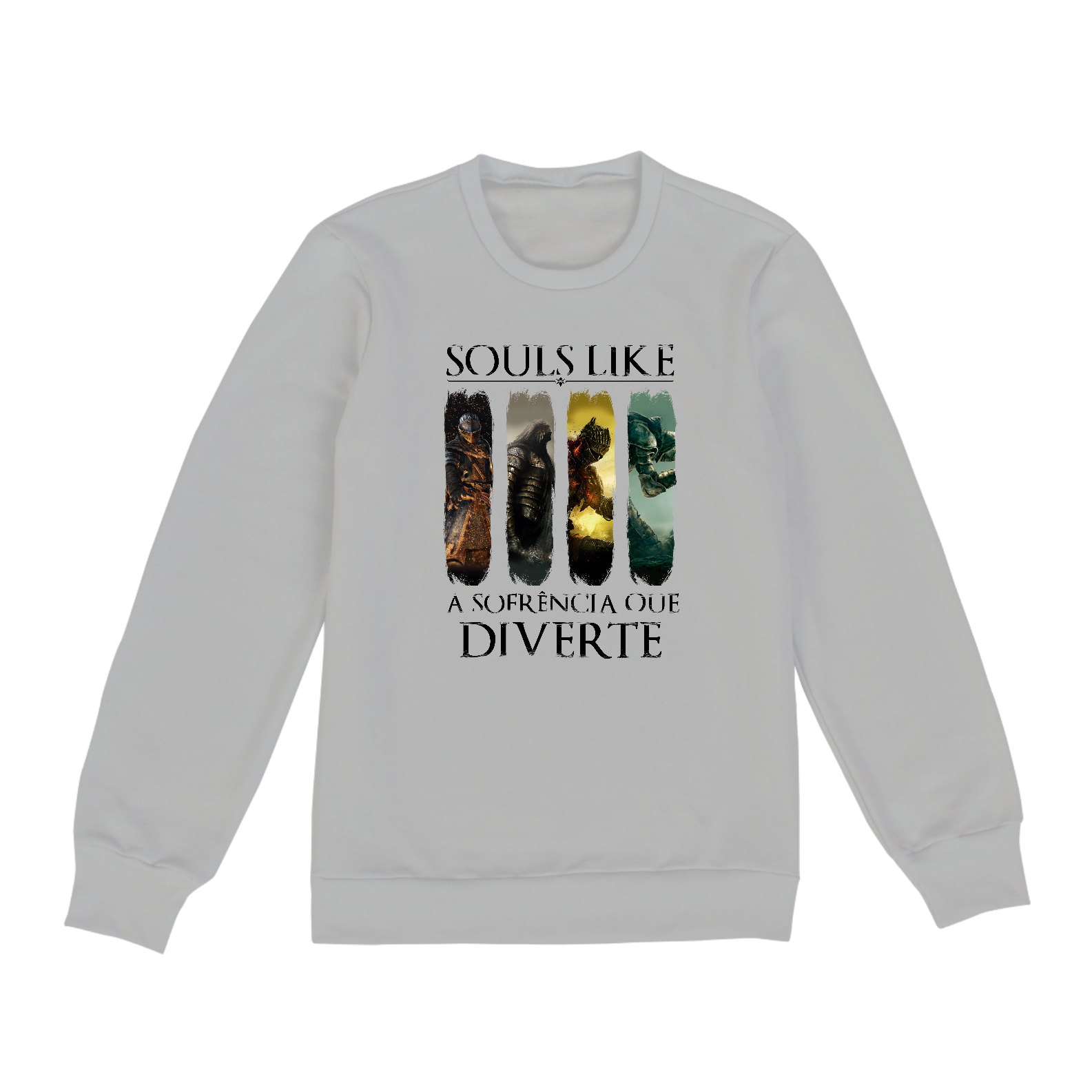 Nome do produto: Moletom Soul Like Sofrência que Diverte Branca
