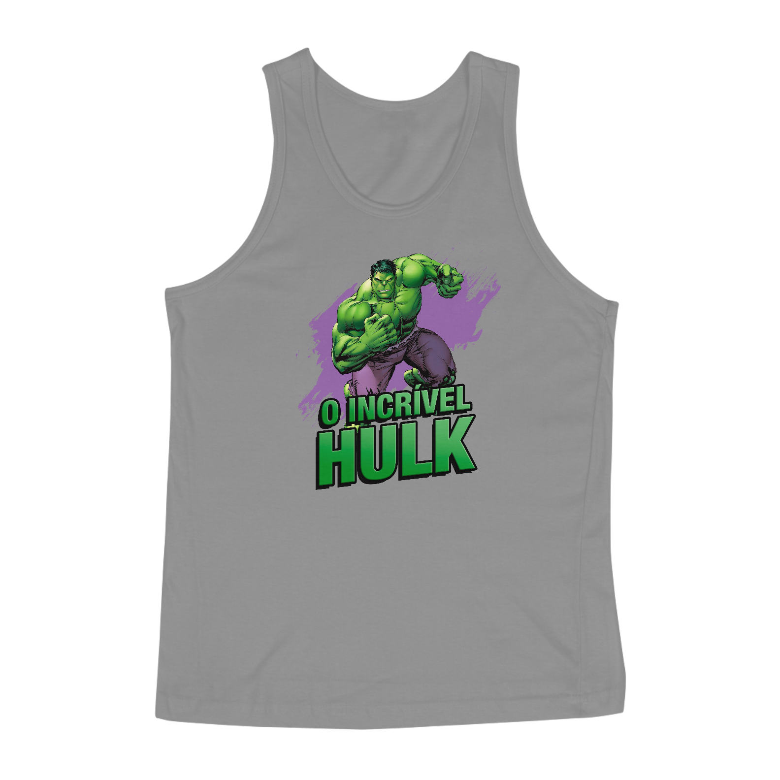 Nome do produto: Regata o incrível Hulk preto, branco ou cinza