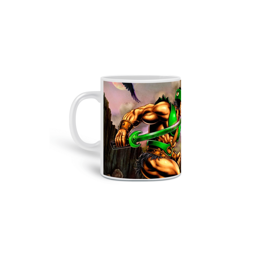 Nome do produto: Caneca He Man arte Tri Clops