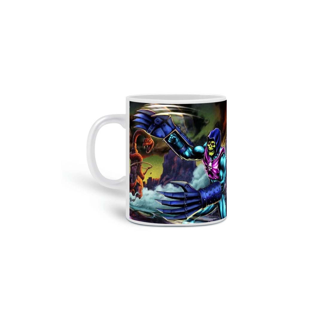 Nome do produto: Caneca He Man arte Esqueleto garra diabolica