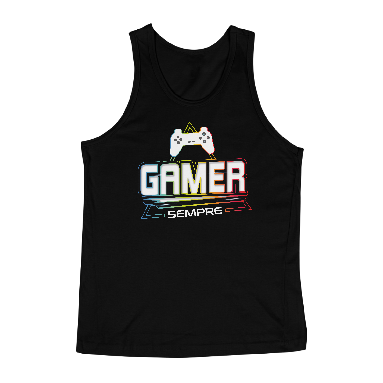 Nome do produto: Regata Gamer SEMPRE Preta