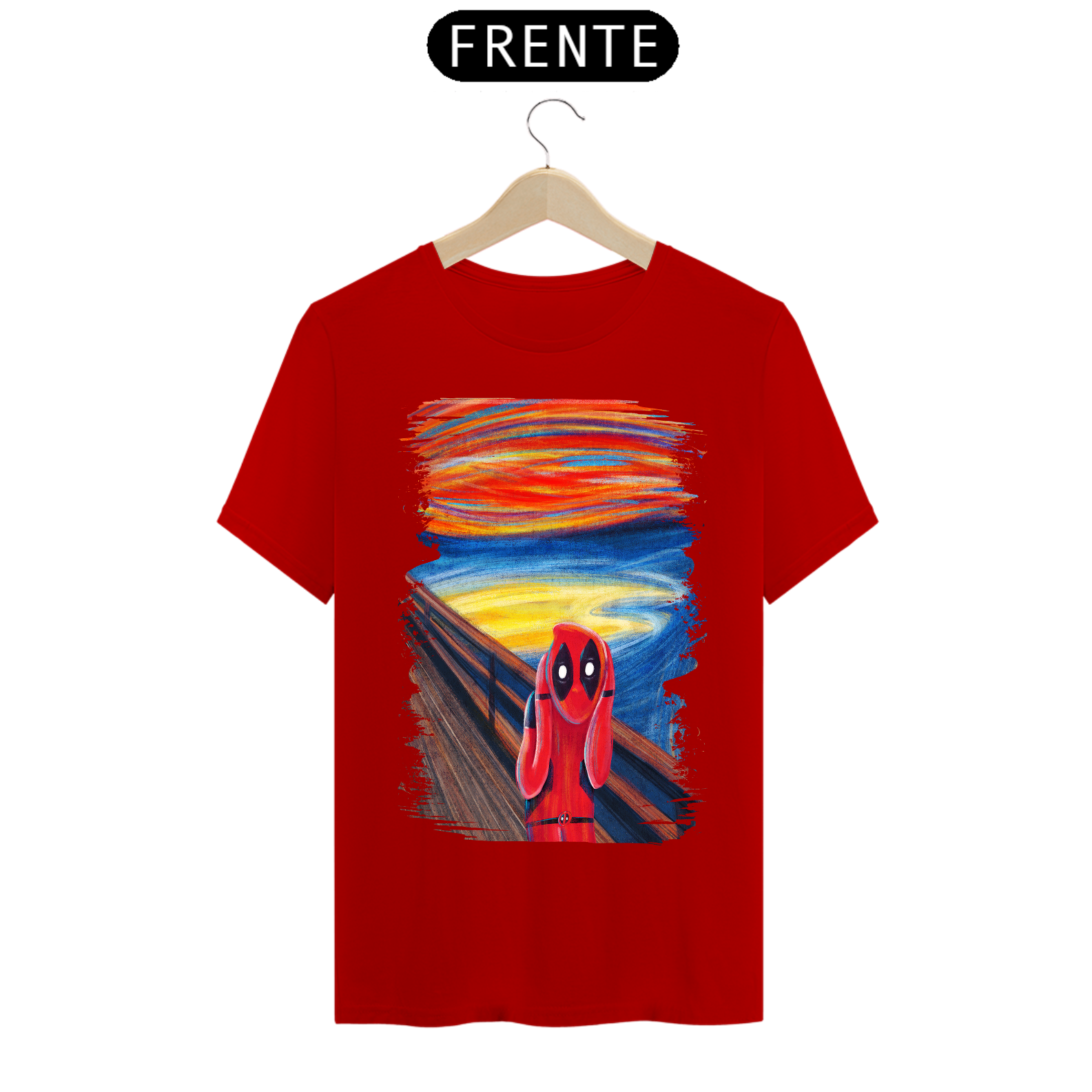 Nome do produto: Camiseta o grito pintura