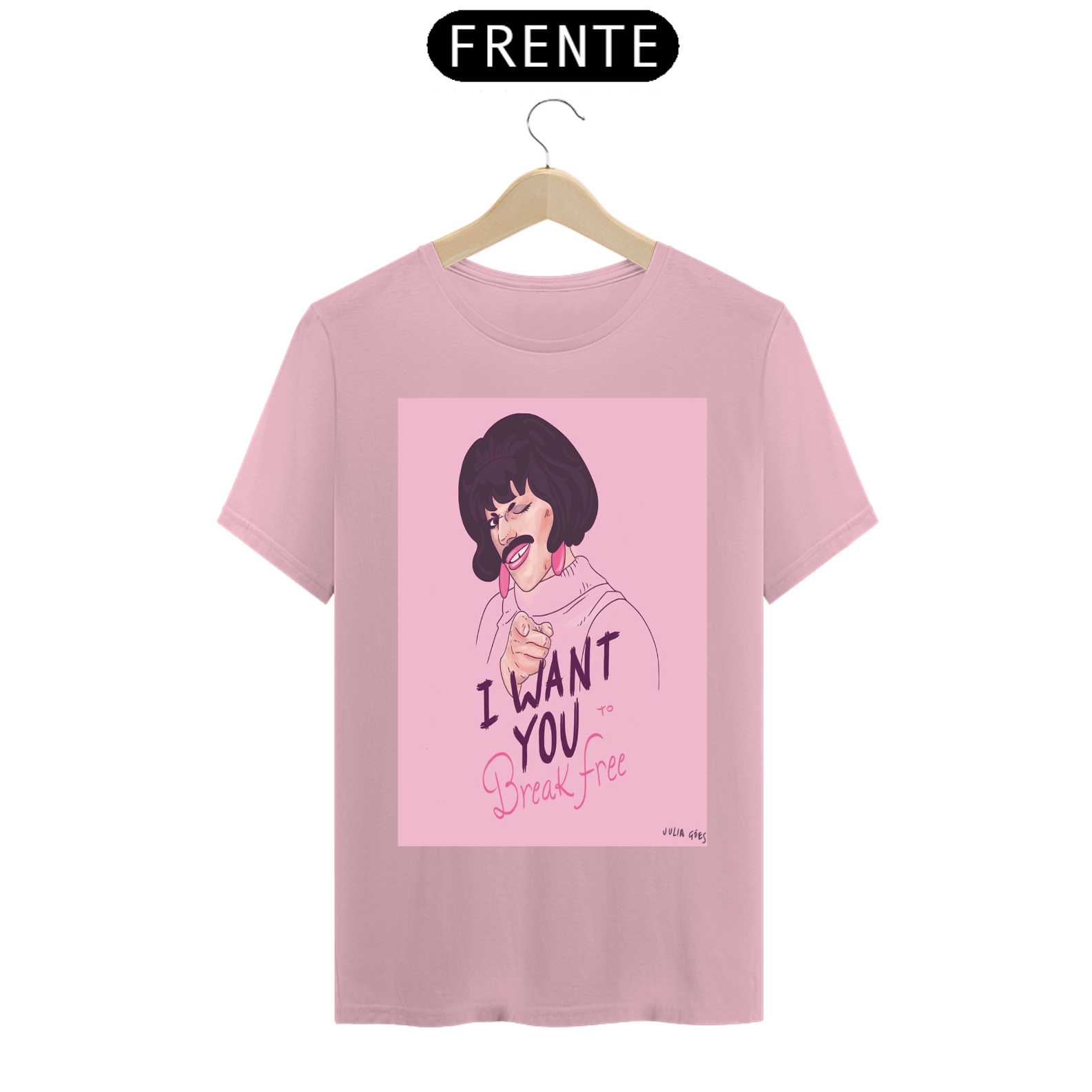 Nome do produto: Camiseta QUEEN