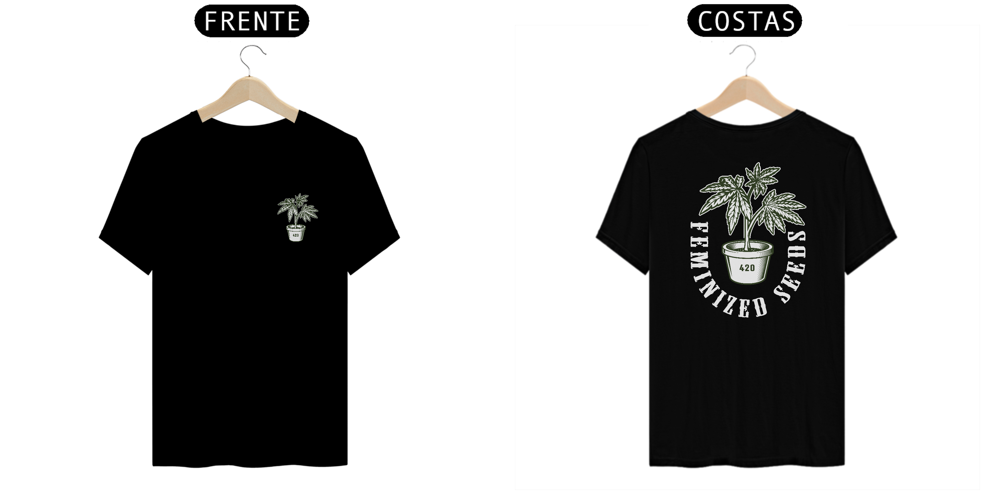 Camiseta Feminized Seeds