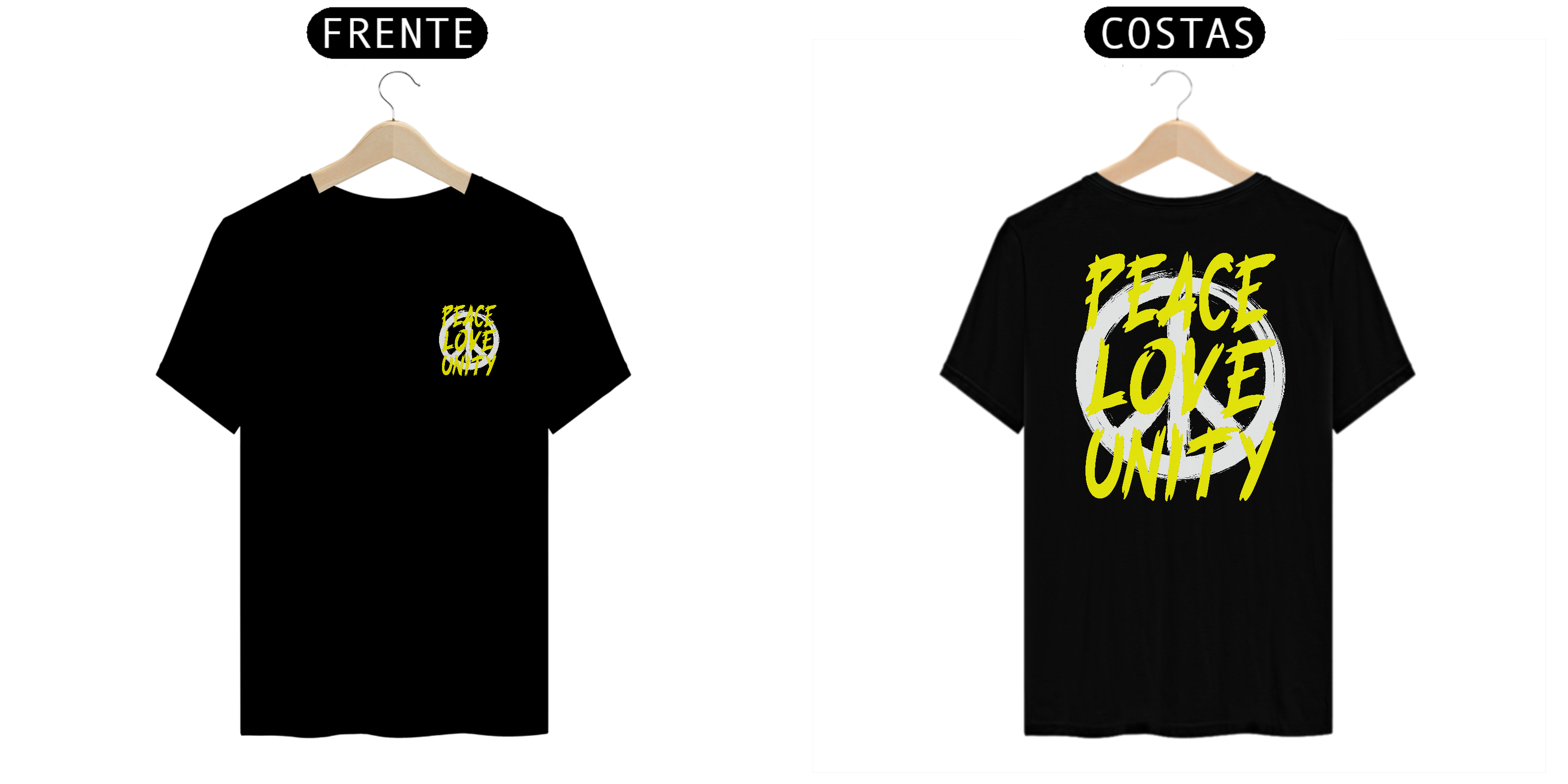 Camiseta Peace, Love, Unity