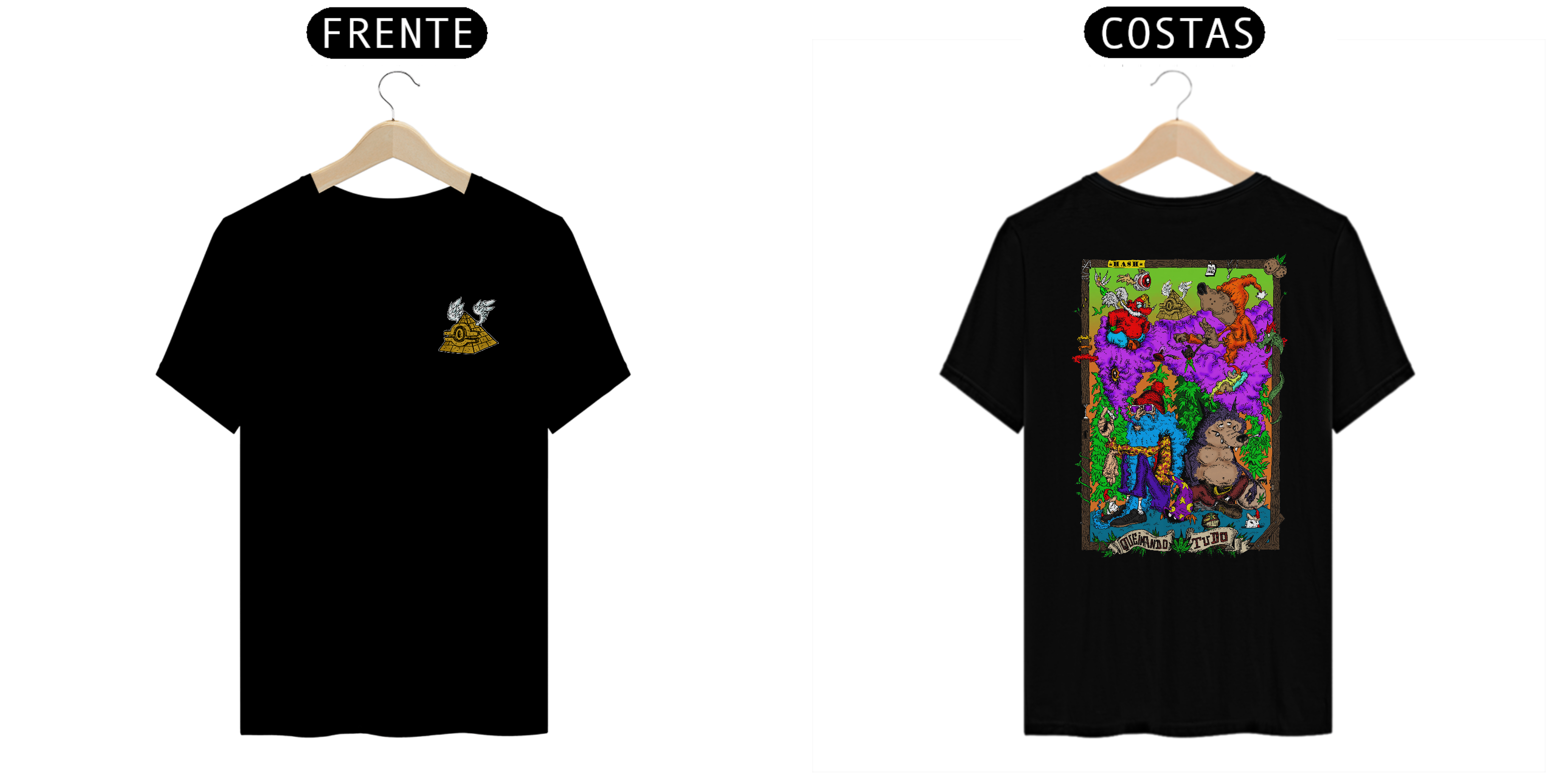 Camiseta Queimando Tudo