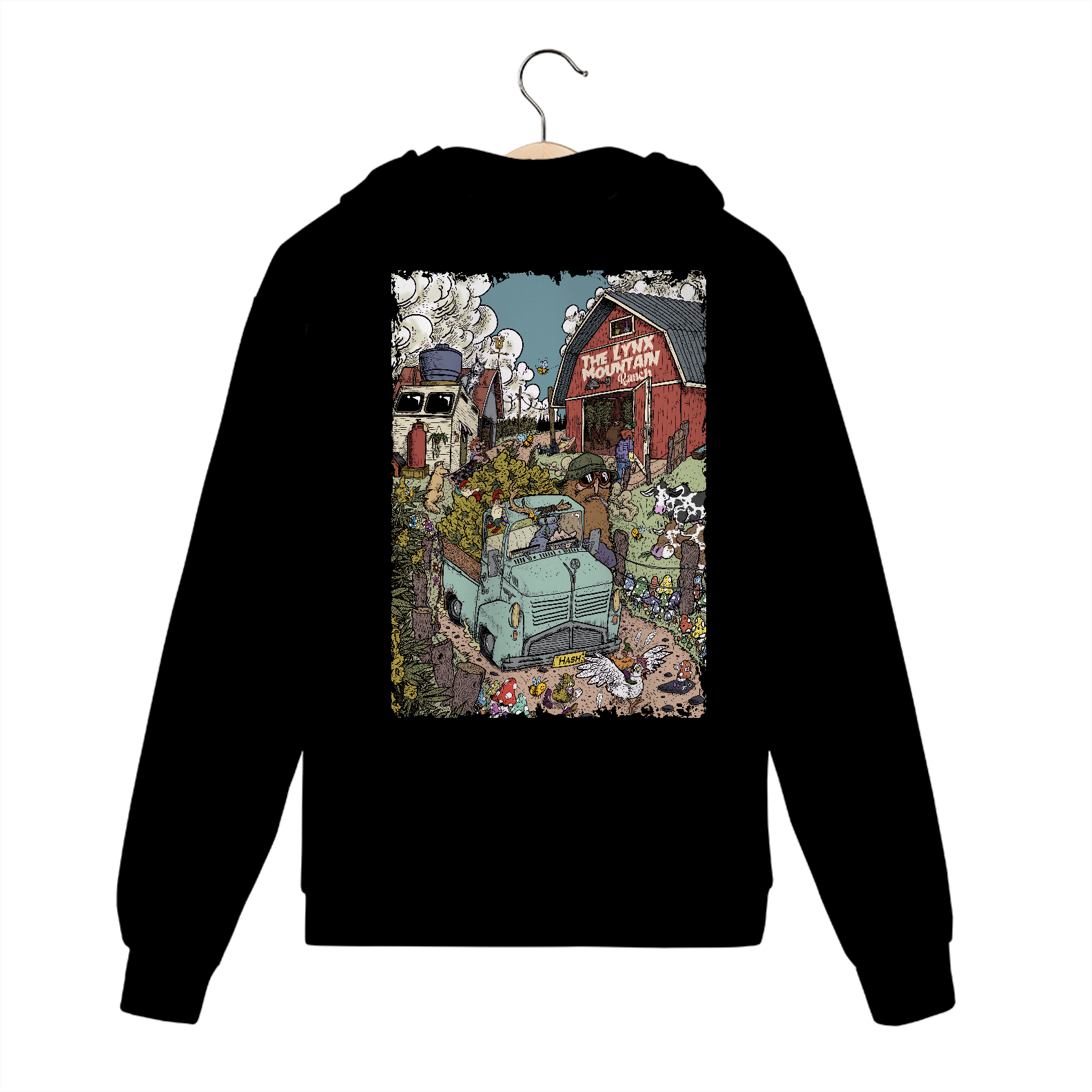 Moletom The Lynx Mountain [com Zíper] 