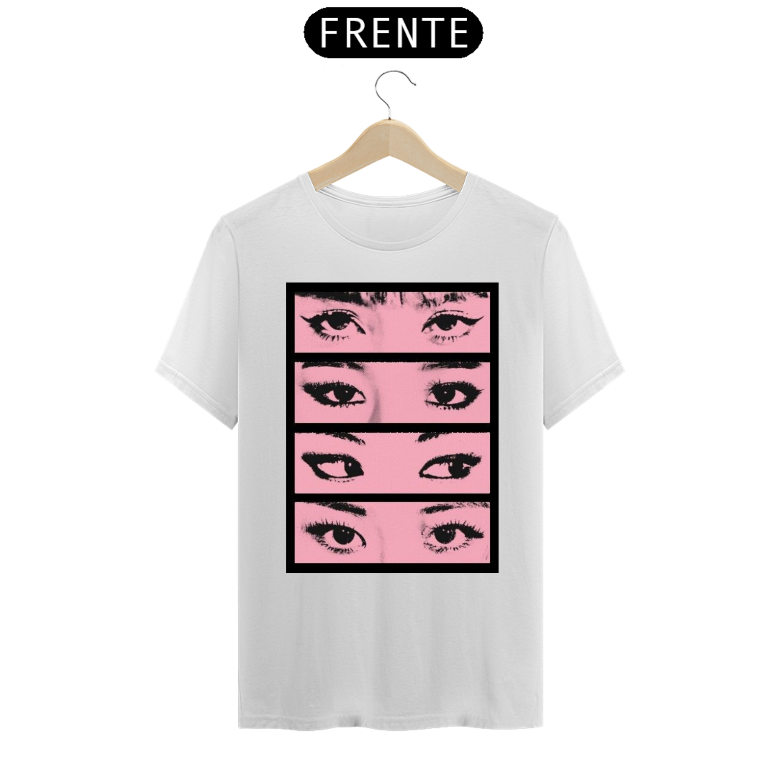 Nome do produto: Camiseta Olhos Blackpink 