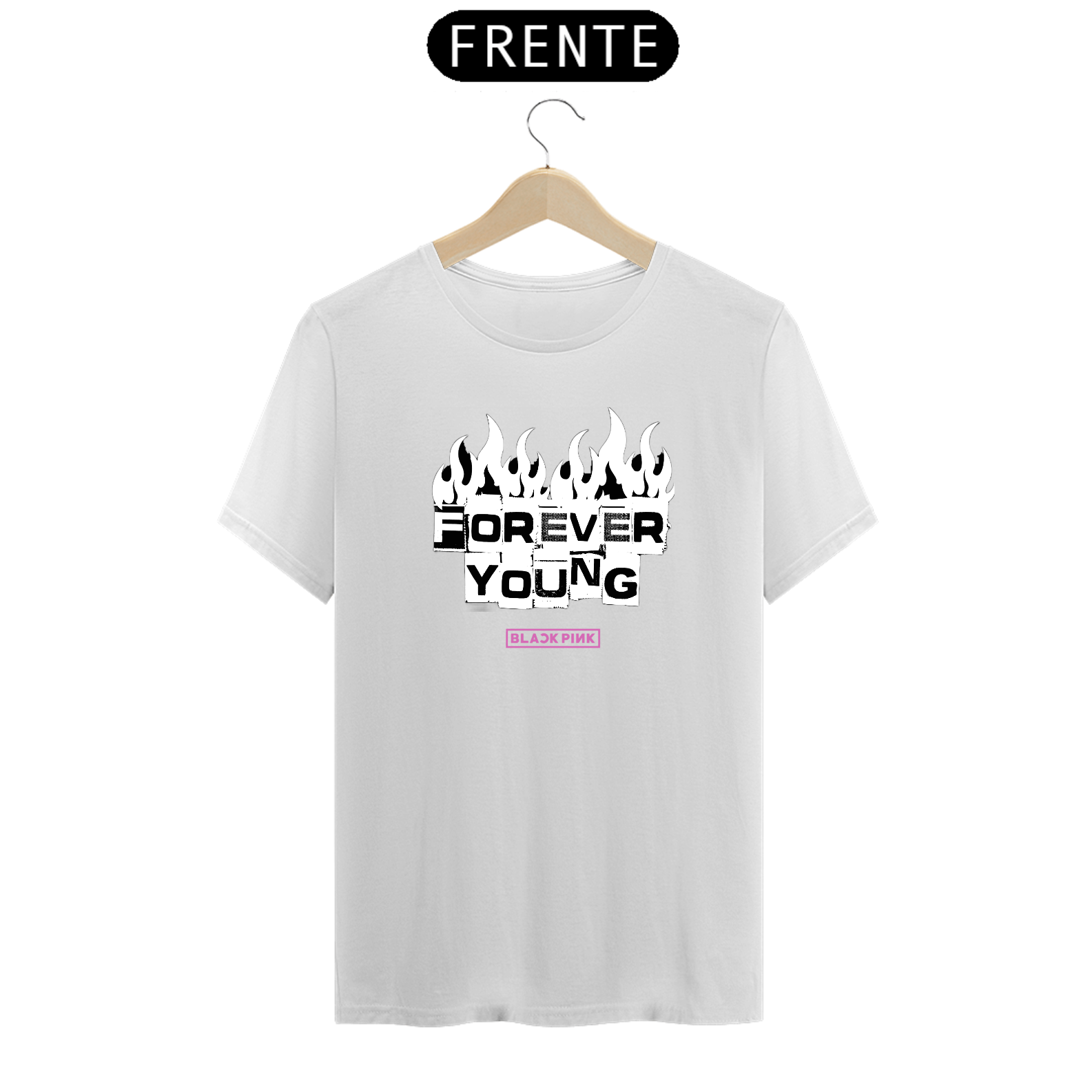 Nome do produto: Camiseta Forever Young Blackpink 