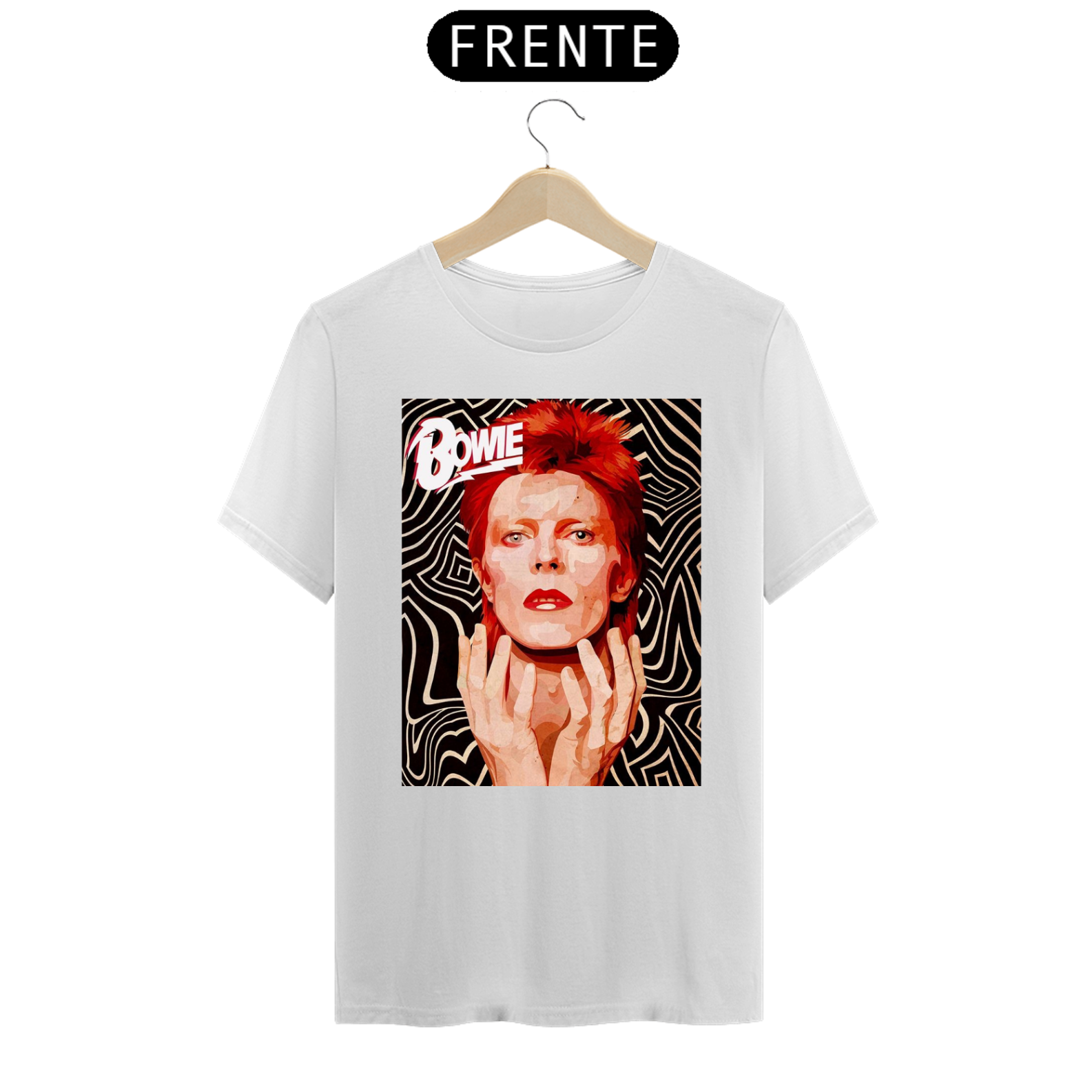 Nome do produto: Camiseta David Bowie 