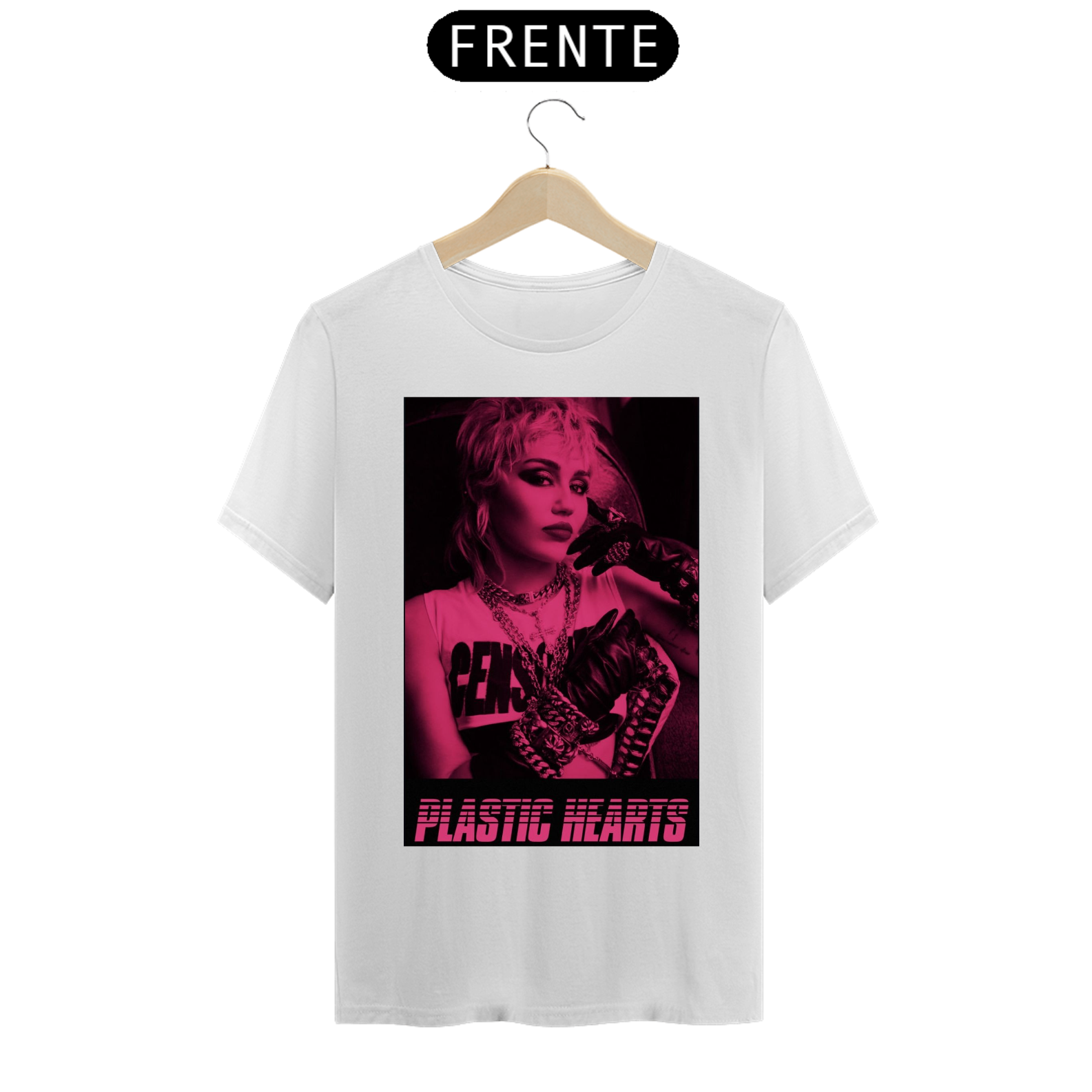Nome do produto: Camiseta Plastic Hearts Miley Cyrus 