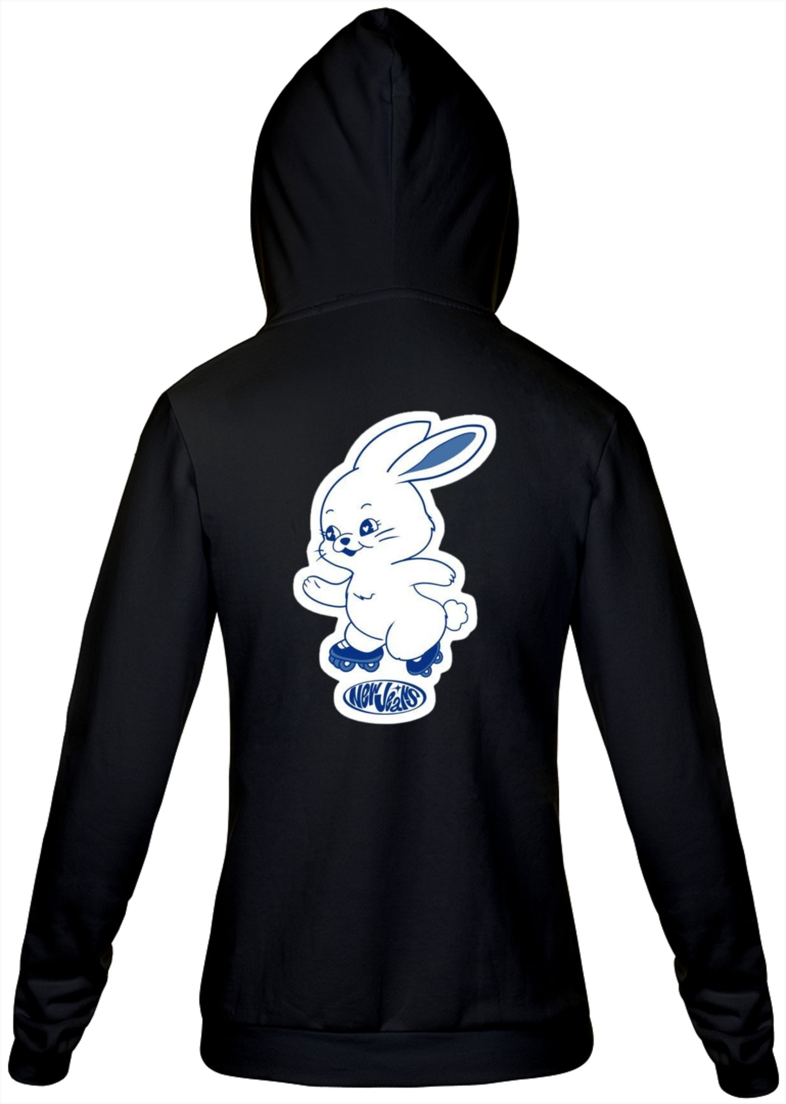 Nome do produto: Moletom com zíper NewJeans 