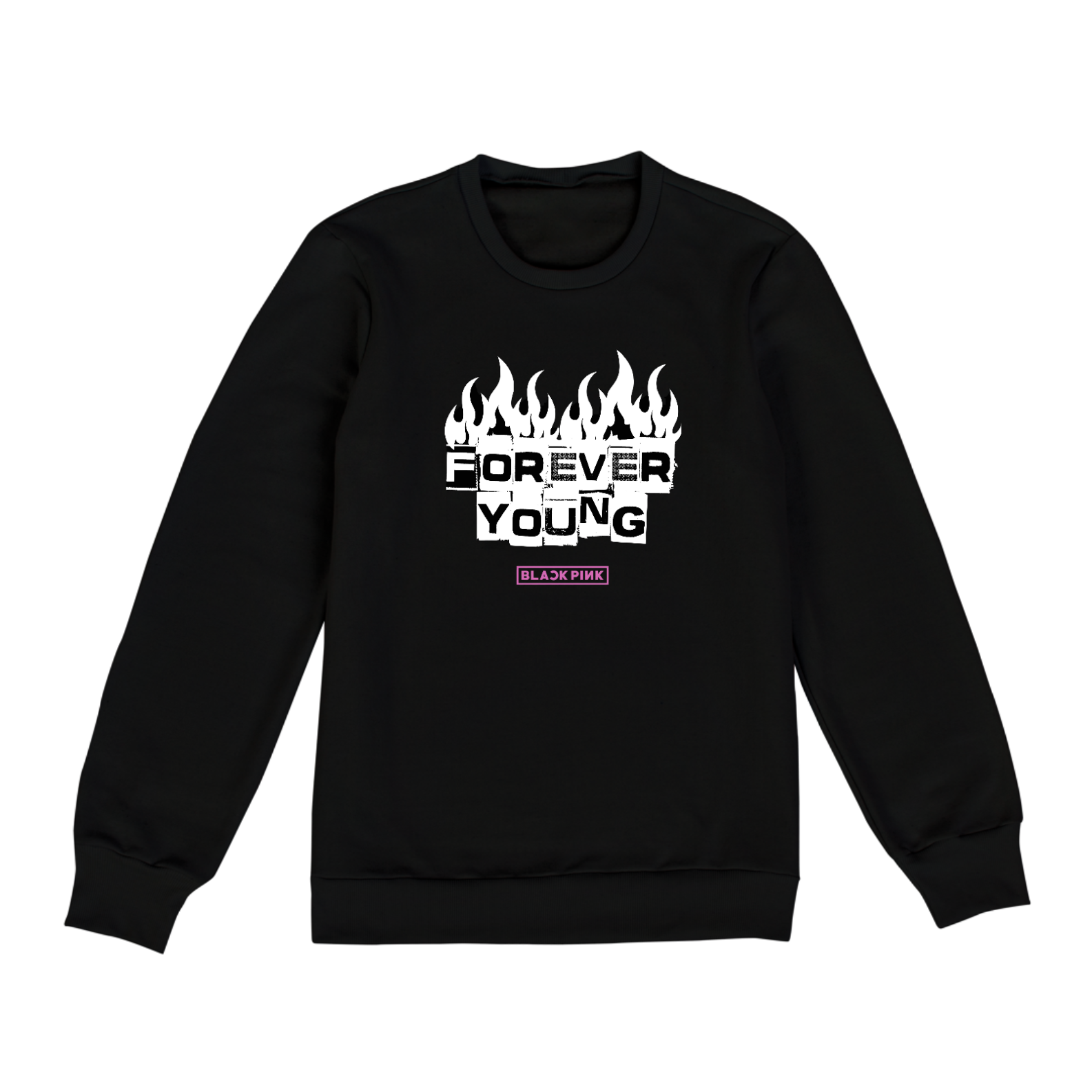Nome do produto: Moletom Forever Young Blackpink 