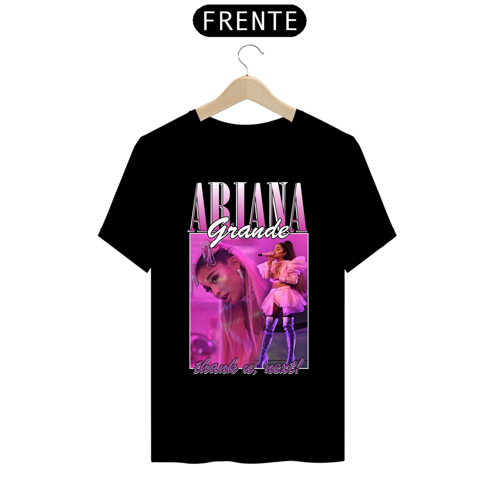 Nome do produto: Camiseta Ariana Grande 