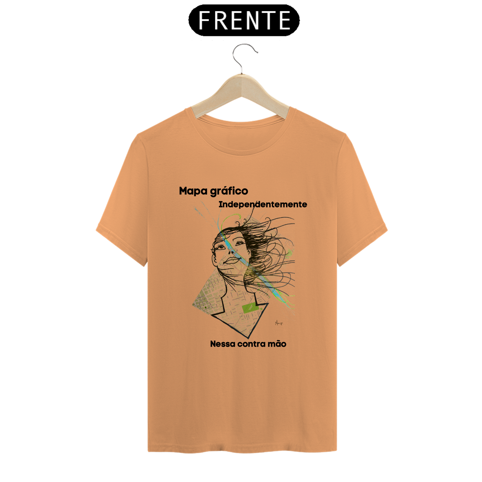 Nome do produto: Mapa, camiseta