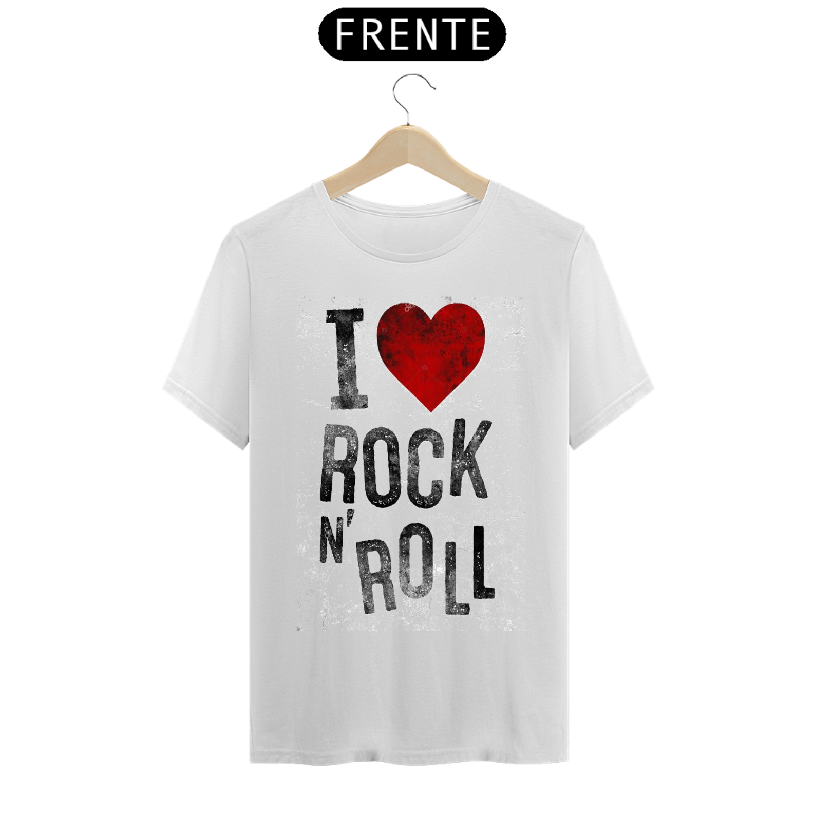 Nome do produto: Camiseta Amo Rock 