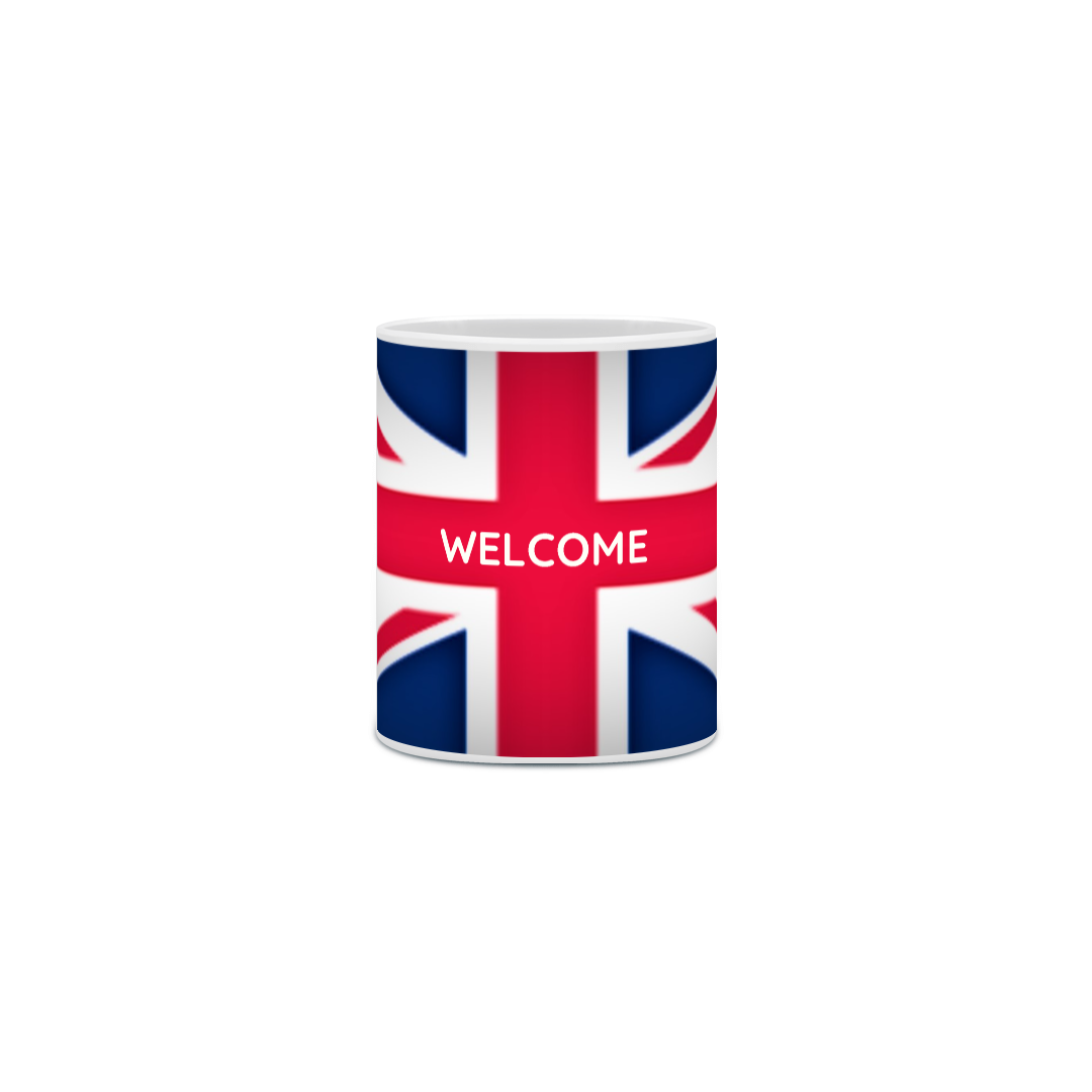 Nome do produto: Caneca Welcome UK