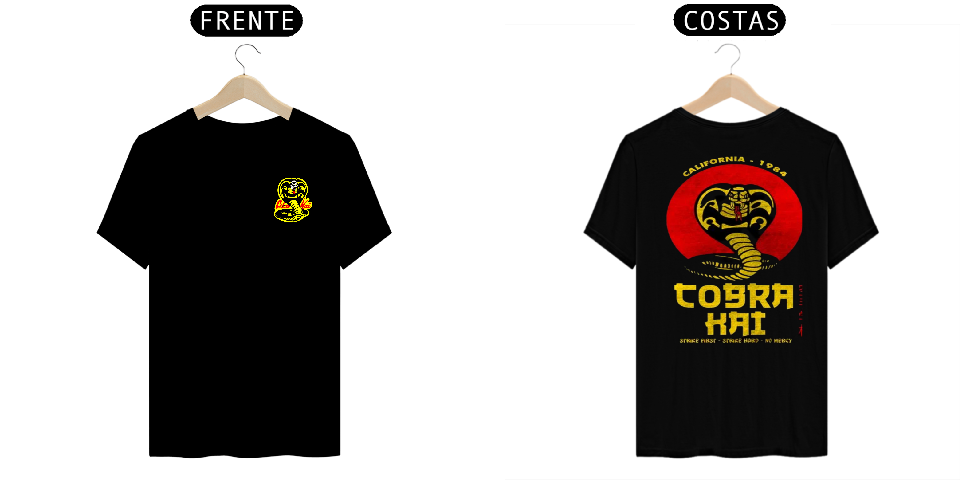 Nome do produto: Camiseta Cobra Kai  Black