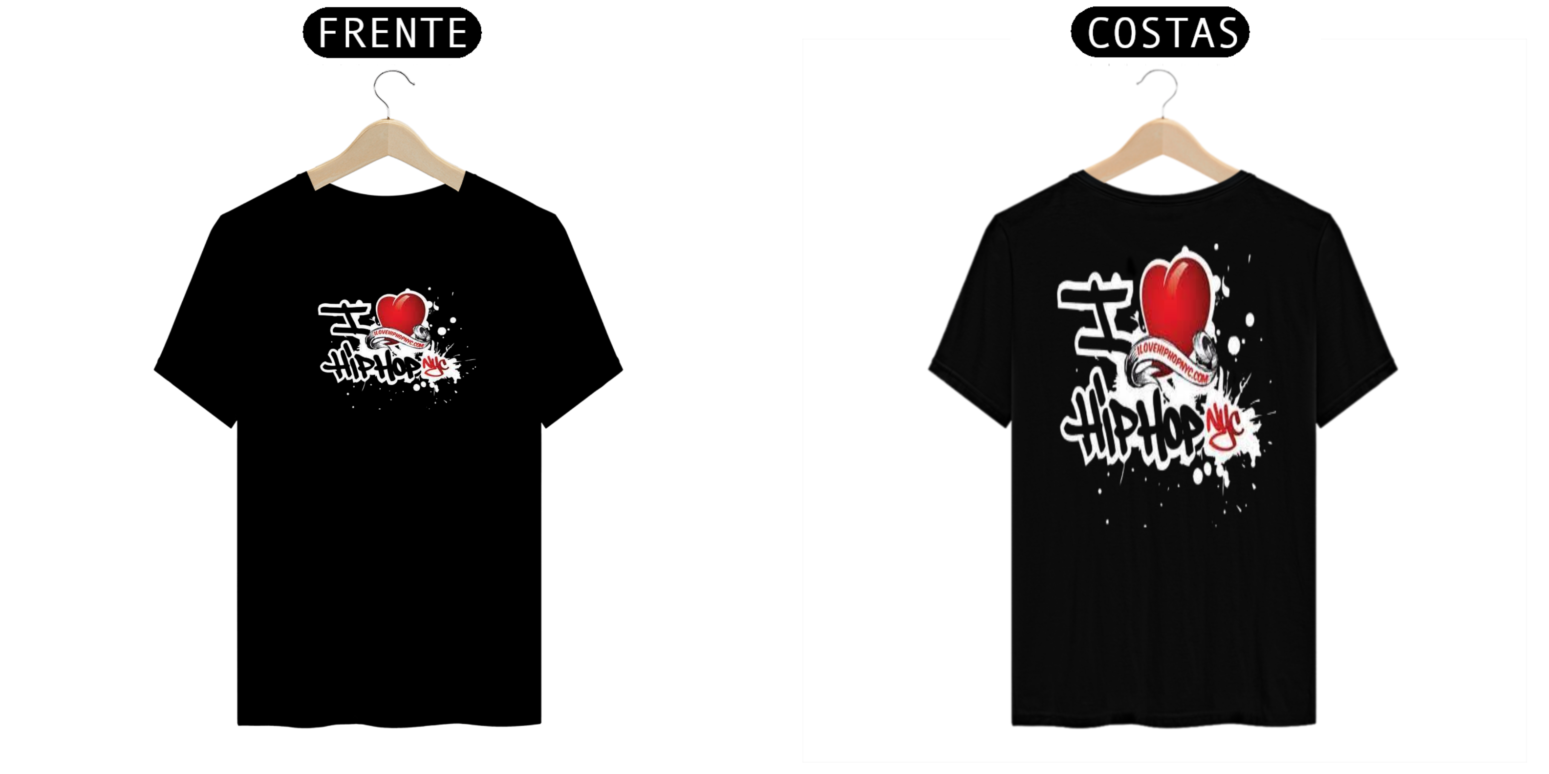 Nome do produto: Camiseta I love HipHop