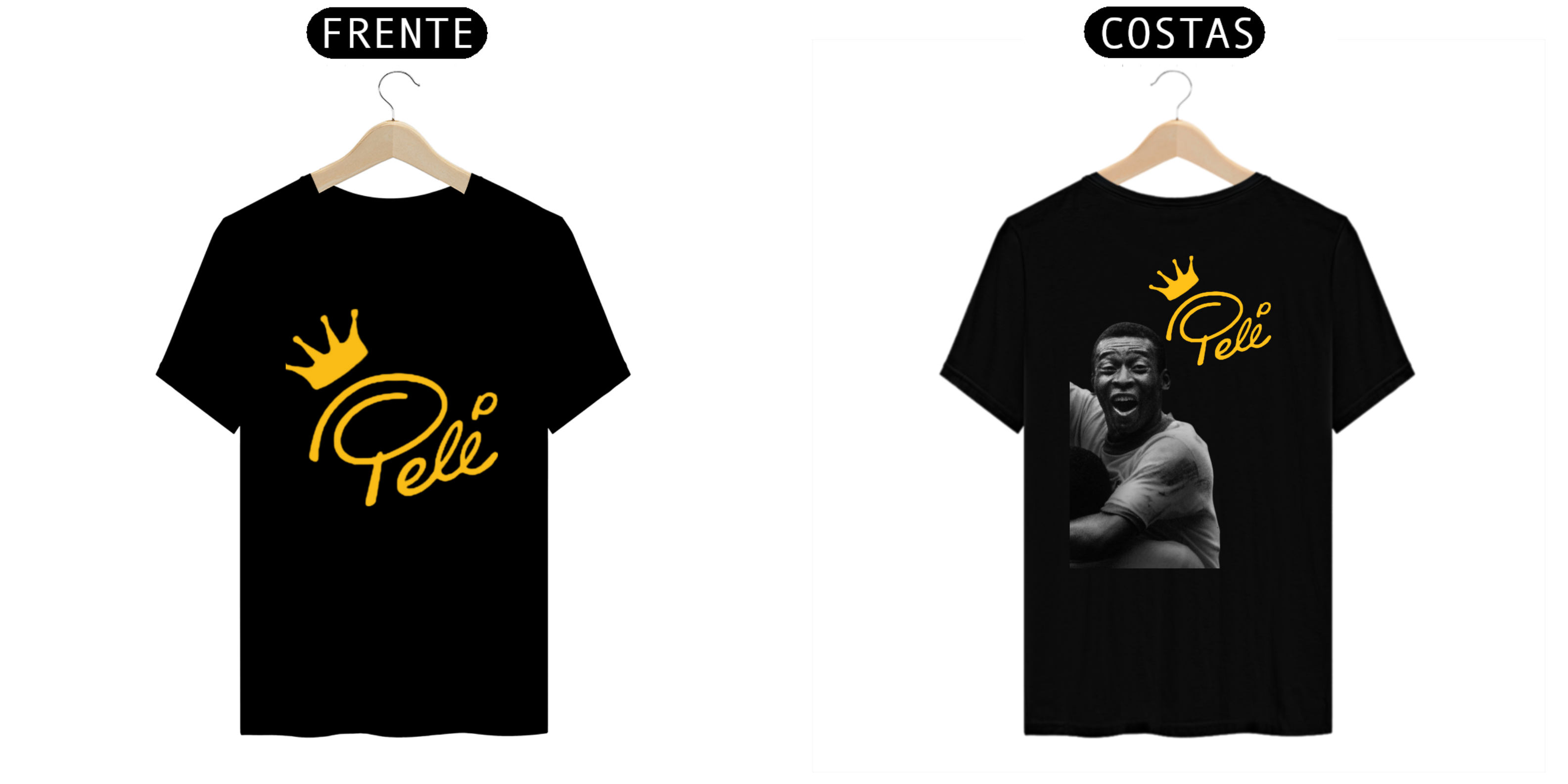 Nome do produto: Camiseta Rei Pelé 