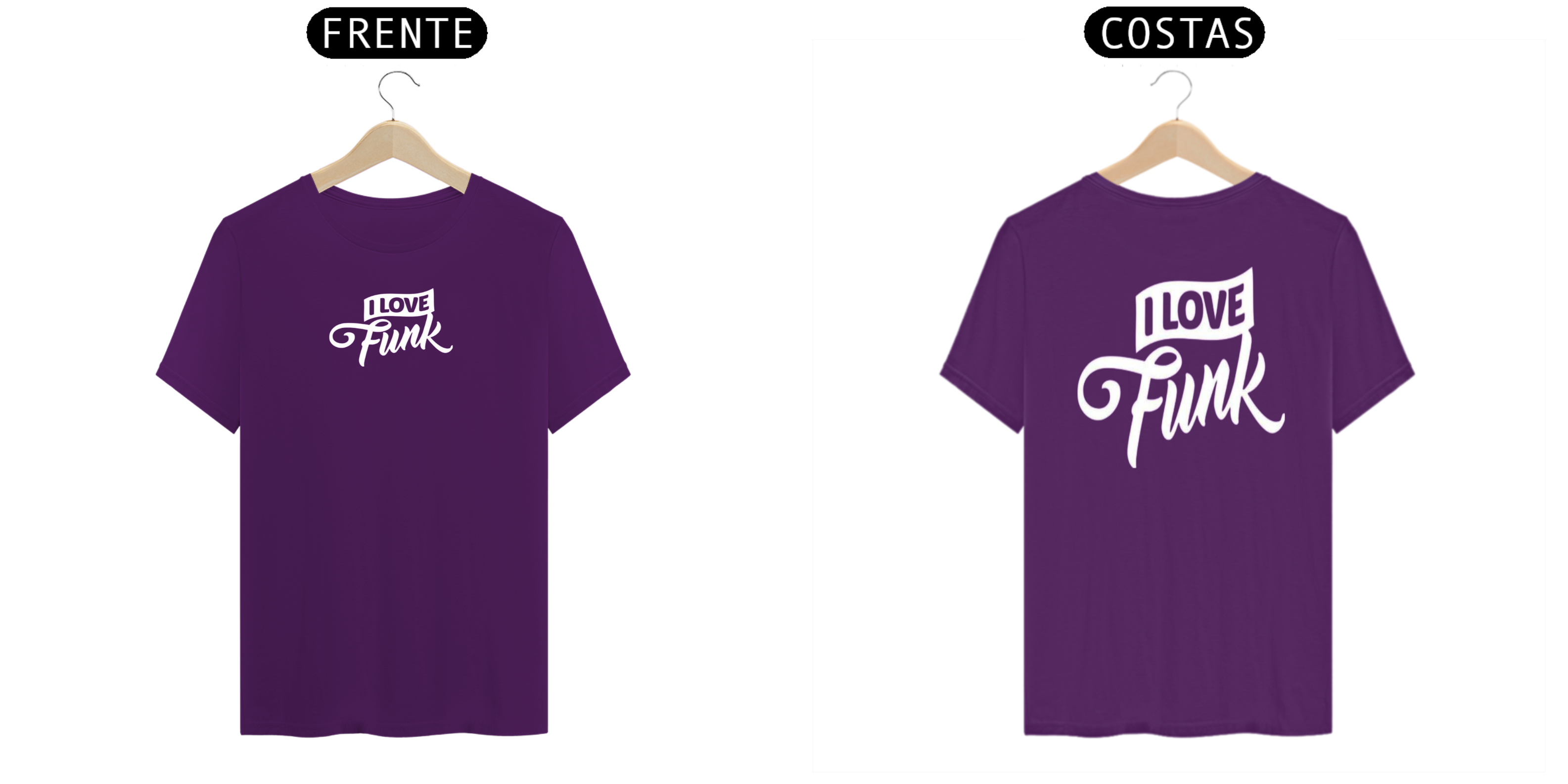 Nome do produto: Camiseta I Love Funk